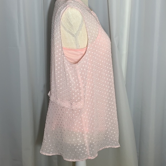 NEW! Liz Claiborne Button Up Sheer Tank - Picture 11 of 11